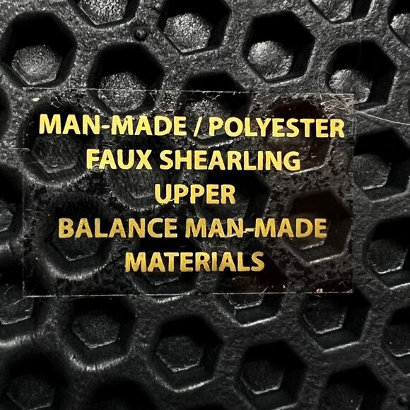 Spenco Mens Supreme Slide‎ Slipper Black Herringbone Wool Upper Size 8D - Picture 13 of 13